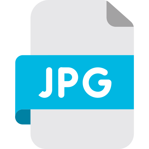 JPG File Generic color fill icon