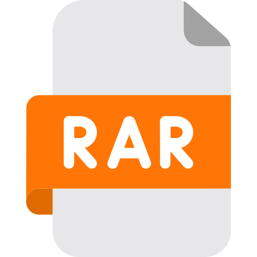 rar 파일 Generic color fill icon