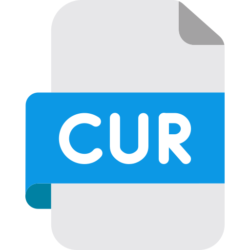 cur ファイル Generic color fill icon