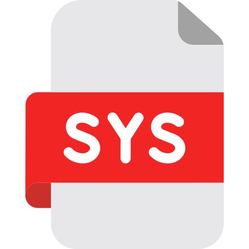 sys 파일 Generic color fill icon