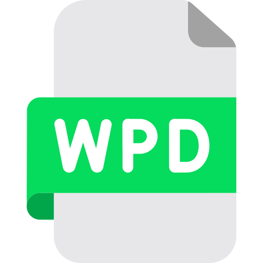wpdファイル Generic color fill icon