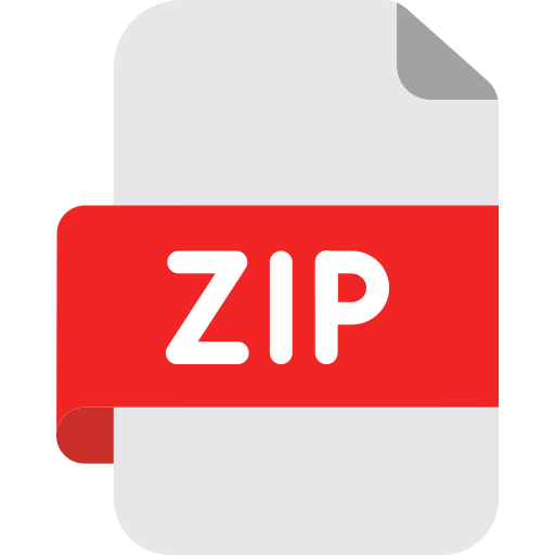 archivo zip Generic color fill icono