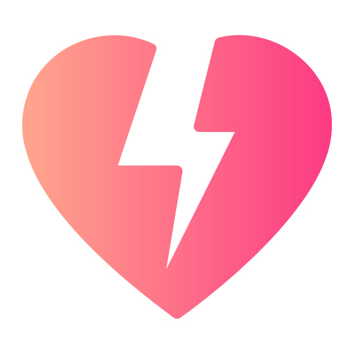 Broken heart Generic gradient fill icon