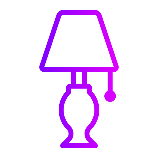lampe de bureau Generic gradient outline Icône