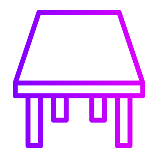 tafel Generic gradient outline icoon
