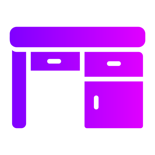 テーブル Generic gradient fill icon
