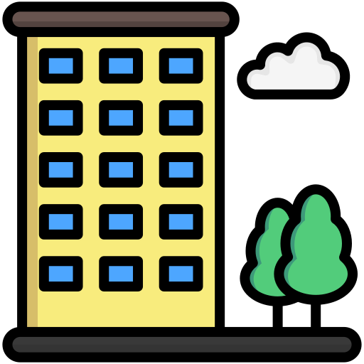 condominium Generic color lineal-color icoon