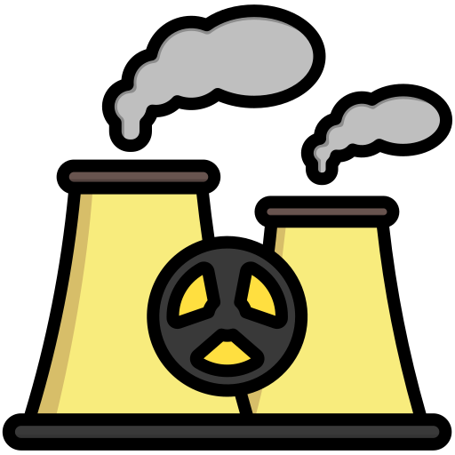 원자력 발전소 Generic color lineal-color icon