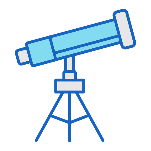 Telescope Generic color lineal-color icon