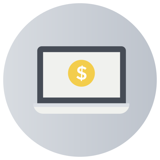 Online banking Generic gradient fill icon