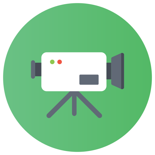 Video Camera Generic gradient fill icon