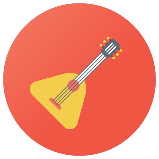 Guitar Generic gradient fill icon