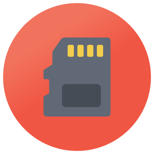 Memory card Generic gradient fill icon
