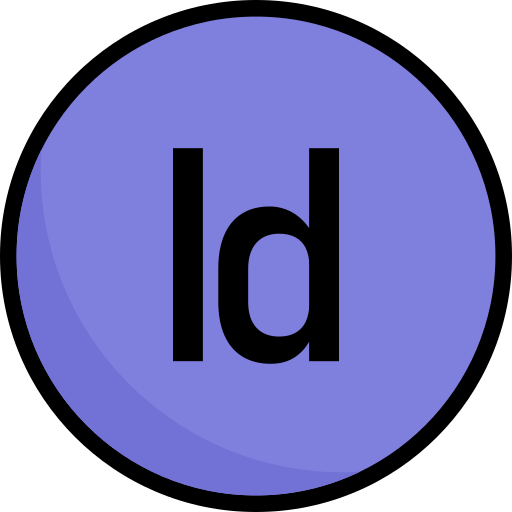 Indesign Generic color lineal-color icon