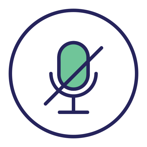 No microphone Generic color lineal-color icon