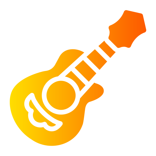 Guitar Generic gradient fill icon