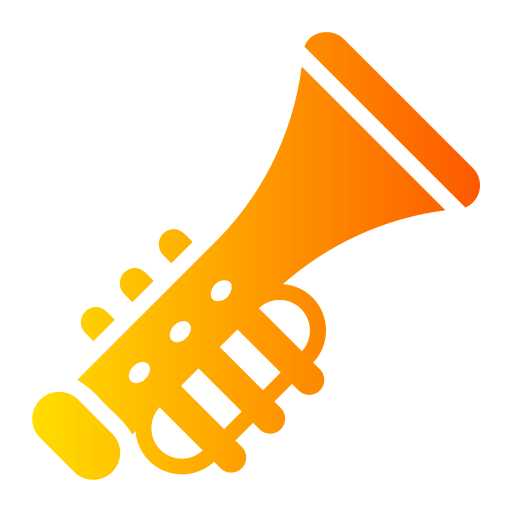 Trumpet Generic gradient fill icon