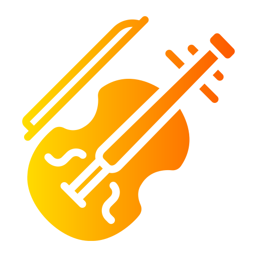 violín Generic gradient fill icono