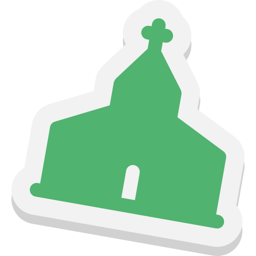 Church Generic color fill icon