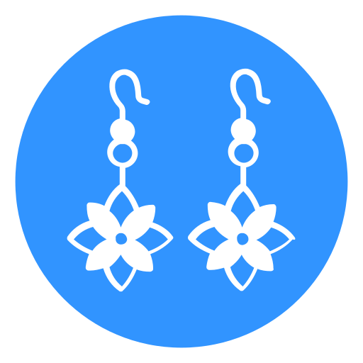 Earrings Generic color fill icon