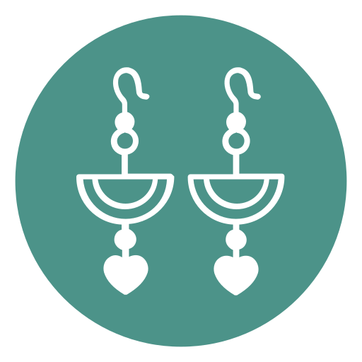 Earrings Generic color fill icon