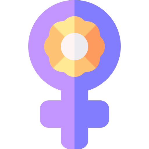 Female Basic Rounded Flat icon