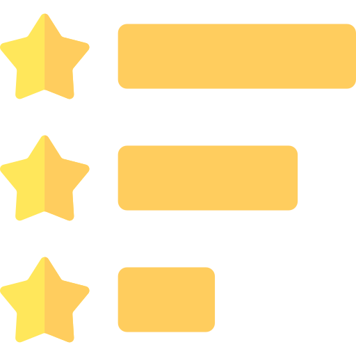 Rating Basic Rounded Flat icon