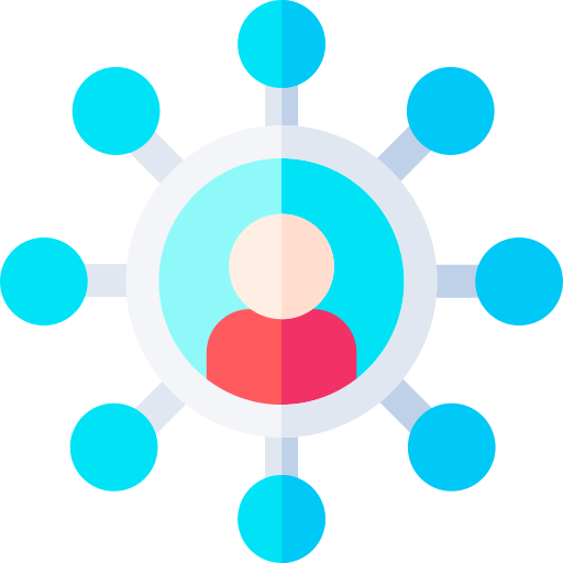 márketing Basic Rounded Flat icono