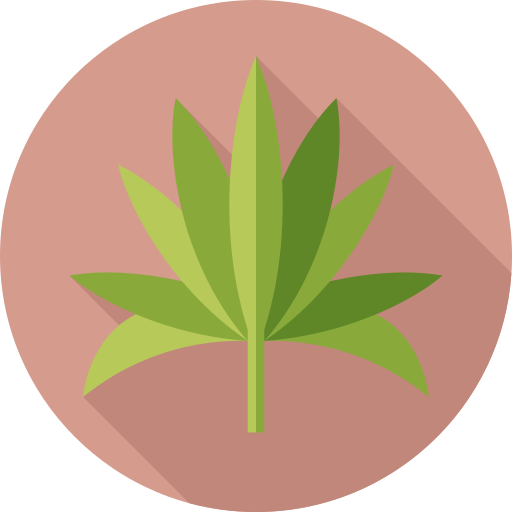 liść Flat Circular Flat ikona