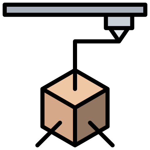 3d printen Generic color lineal-color icoon