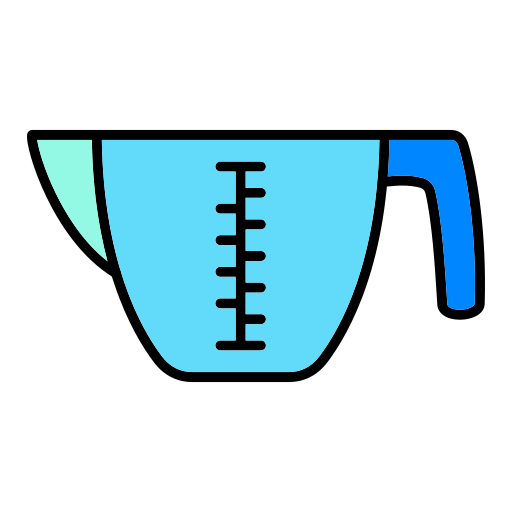 Measuring cup Generic color lineal-color icon