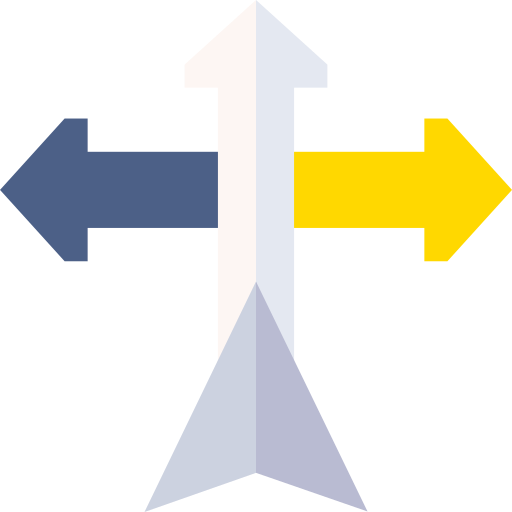 Direction Basic Straight Flat icon