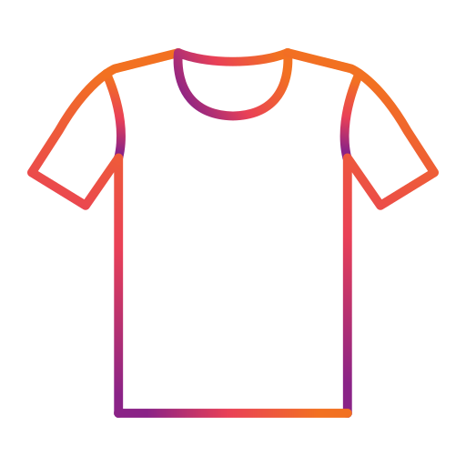 camisa Generic gradient outline Ícone