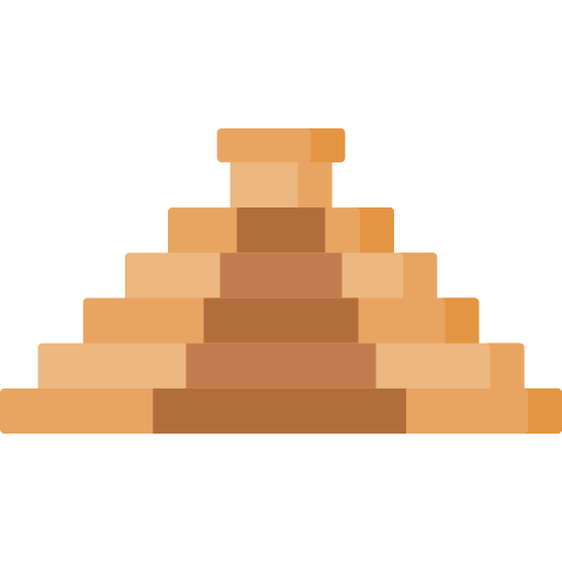 maya piramide Special Flat icoon