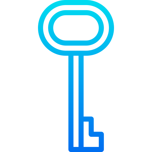 鍵 srip Gradient icon