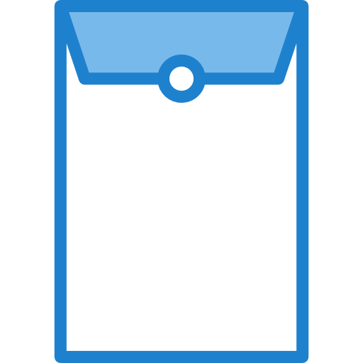 Envelope itim2101 Blue icon