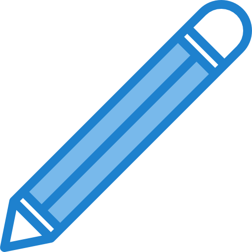 연필 itim2101 Blue icon