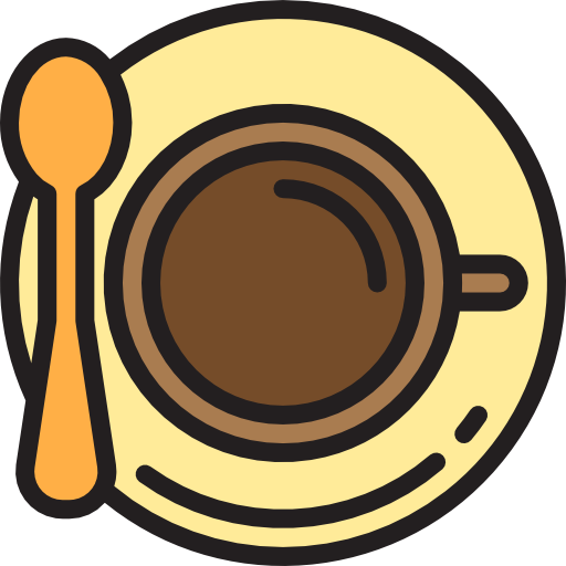 コーヒー srip Lineal Color icon