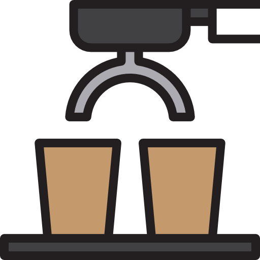 커피 메이커 srip Lineal Color icon