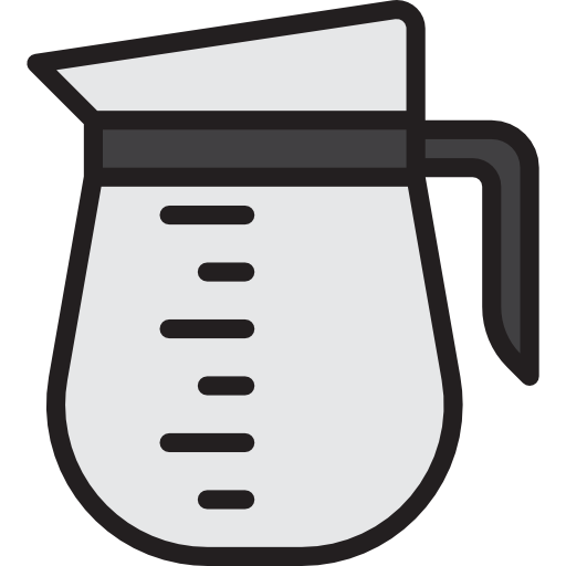 커피 포트 srip Lineal Color icon