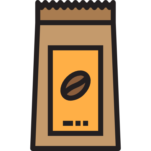 Coffee srip Lineal Color icon