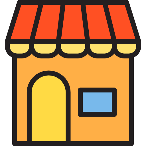 店 srip Lineal Color icon
