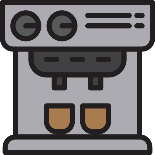 maszyna do kawy srip Lineal Color ikona