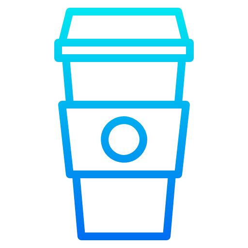 Coffee srip Gradient icon