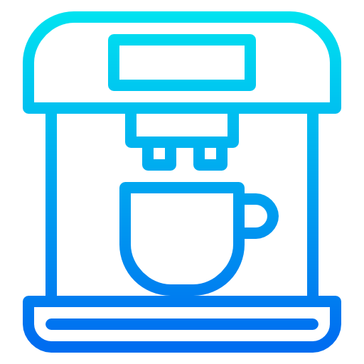 kaffeemaschine srip Gradient icon