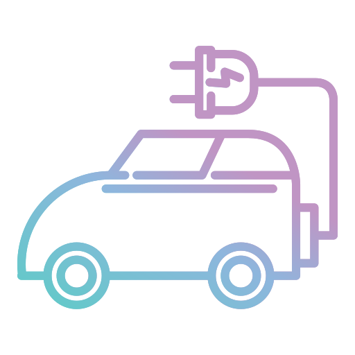 Electric Car Generic gradient outline icon