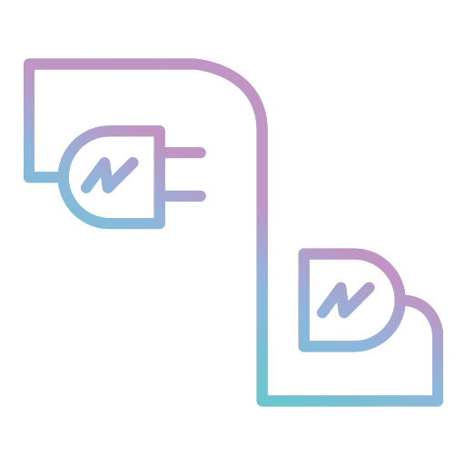 電気用プラグ Generic gradient outline icon