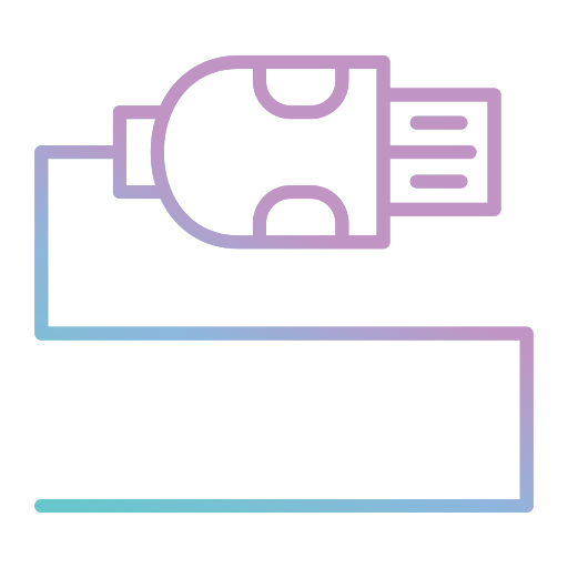 USB cable Generic gradient outline icon