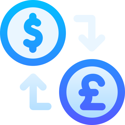 通貨 Basic Gradient Gradient icon