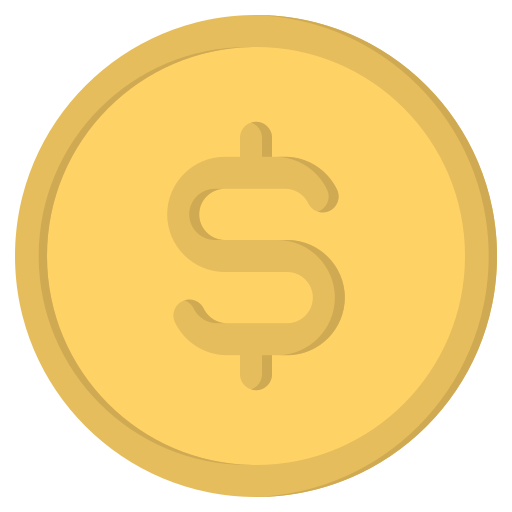 Coin Generic color fill icon